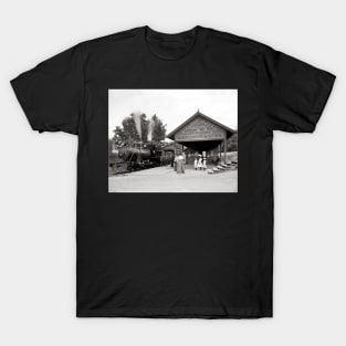 Catskill Mountains Railroad Station, 1902. Vintage Photo T-Shirt